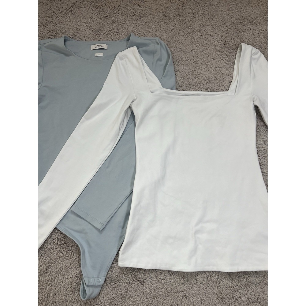 Aritzia Babaton Contour Long Sleeve Top Bodysuit Bundle Medium Capsule Minimal